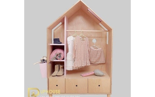 Tủ quần áo trẻ em bằng gỗ U36