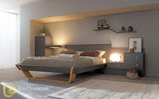 Mẫu giường ngủ gỗ đẹp U49