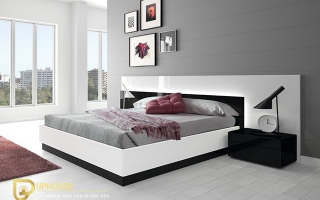 Mẫu giường ngủ gỗ đẹp U52