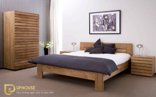 Mẫu giường ngủ gỗ đẹp U72